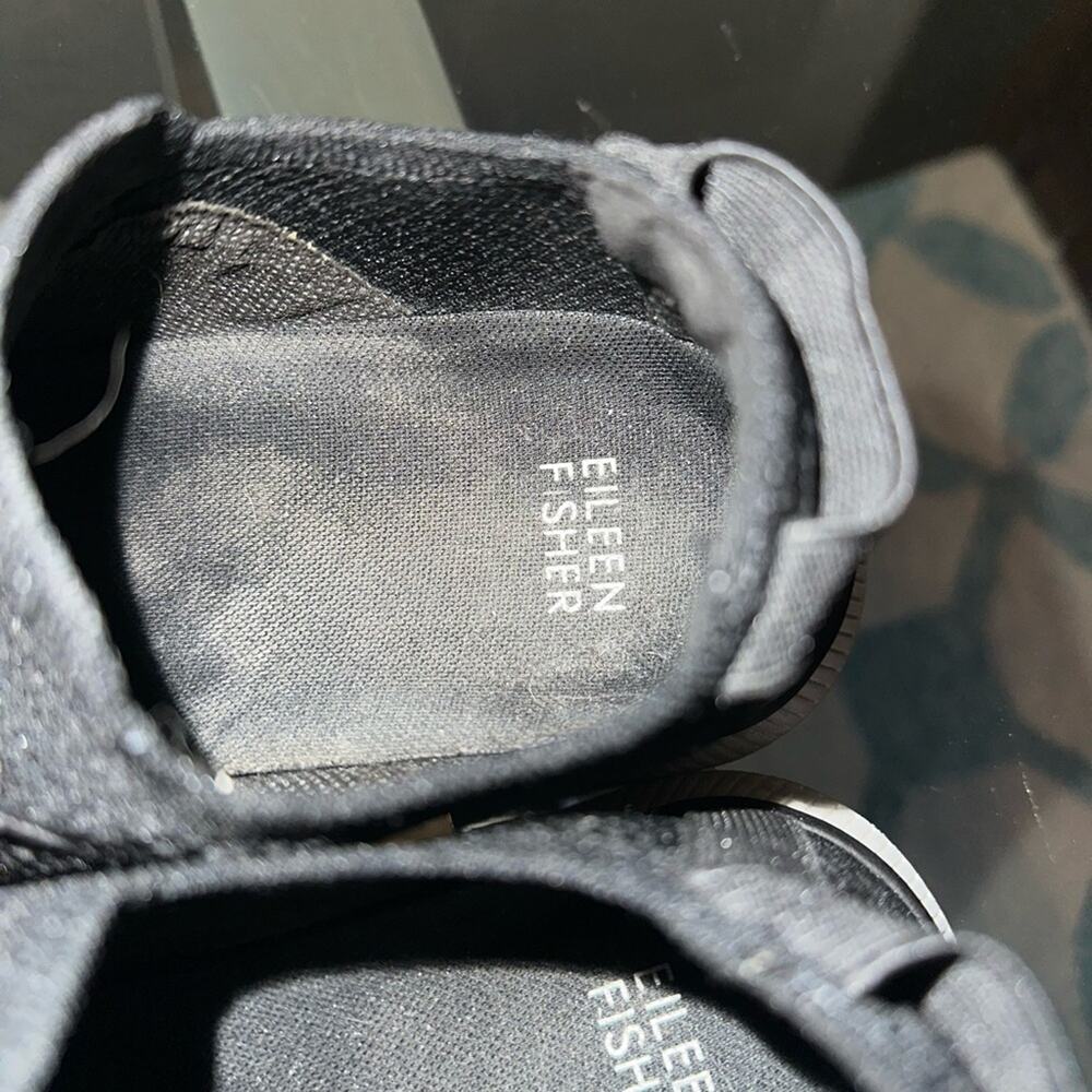 Eileen Fisher black sneakers, size 8 - Picture 8 of 11